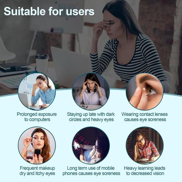 OTBK Dry Eye Humidifier – Portable Facial Humidifier for Dry Eye Relief - Picture 5 of 6